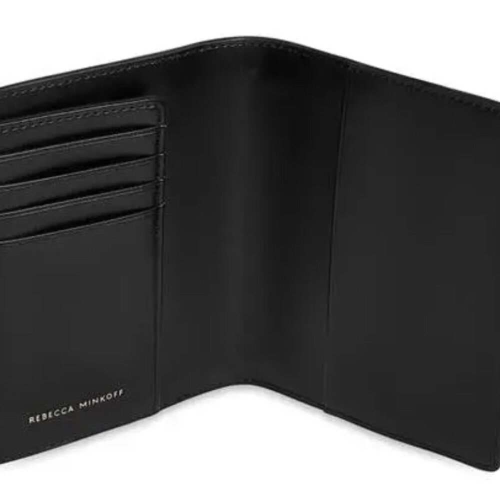 Rebecca Minkoff Bon Voyage Passport Case — Black Leather w/ Studs - Picture 5 of 12